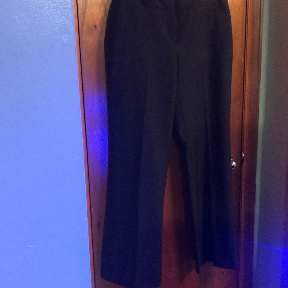 Navy Blue wide leg dress pants. Size 6